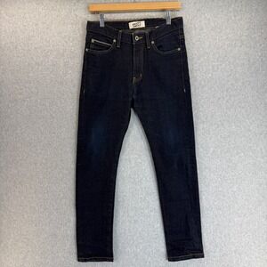 Naked‎ & Famous Mens Size 28 x 28 Stacked Guy Fit Denim Jeans Dark Wash Slim Leg